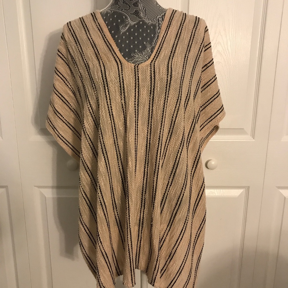 Striped Poncho
